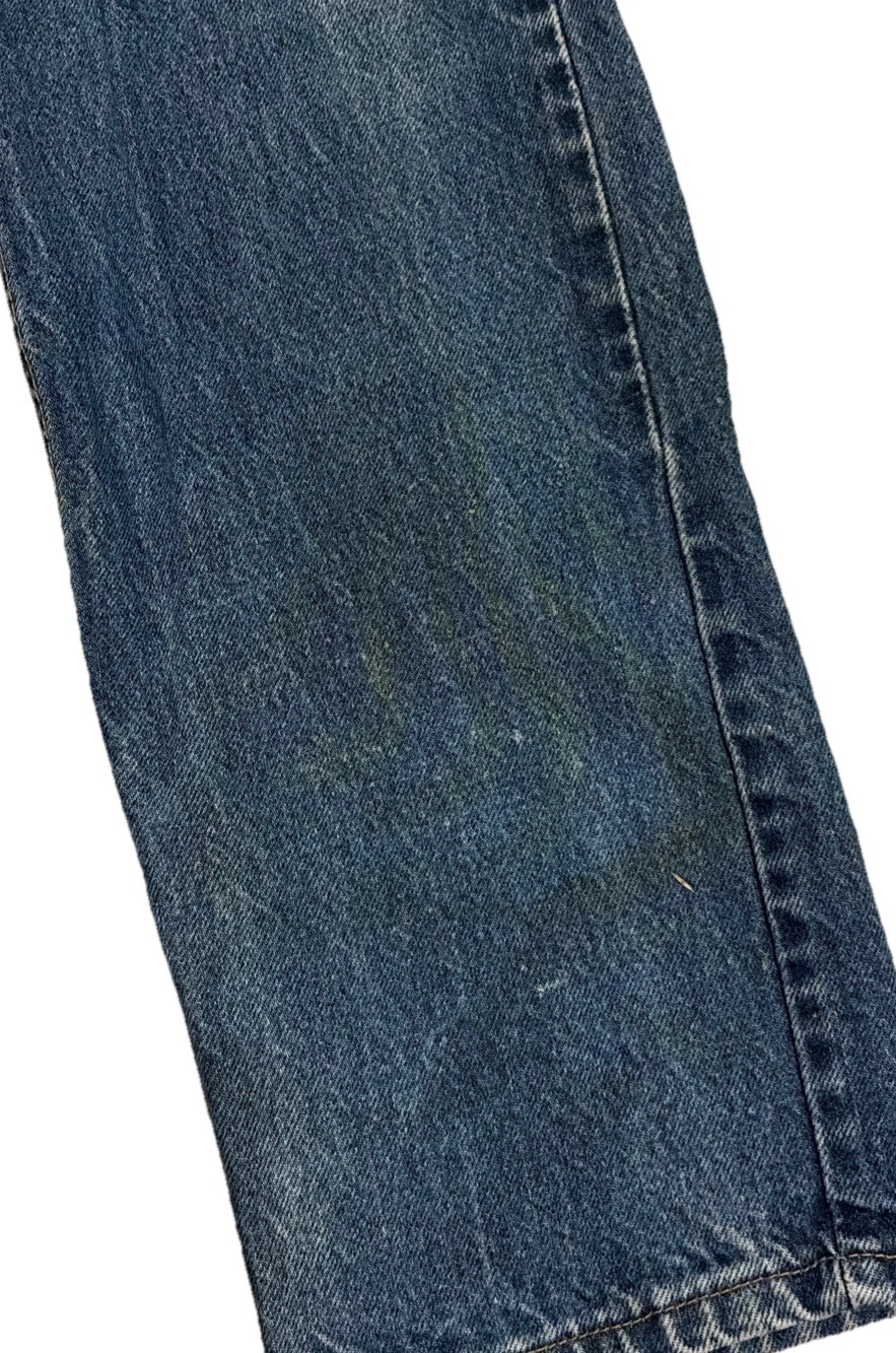 Vintage Levis 505 0216 Red Tab Blue Jeans Denim Womens 30×33 USA Made Fades 90s