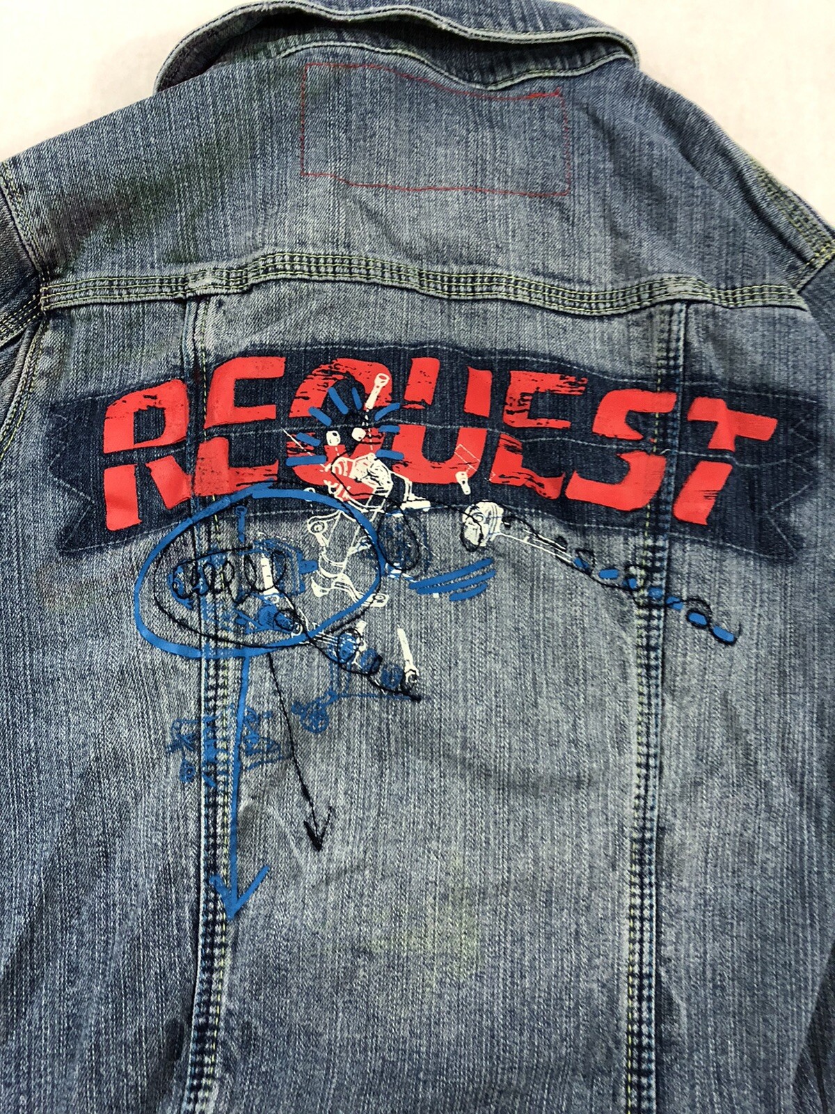 Womens Vintage Medium Jean Jacket Request Jeans Co. Hong Kong