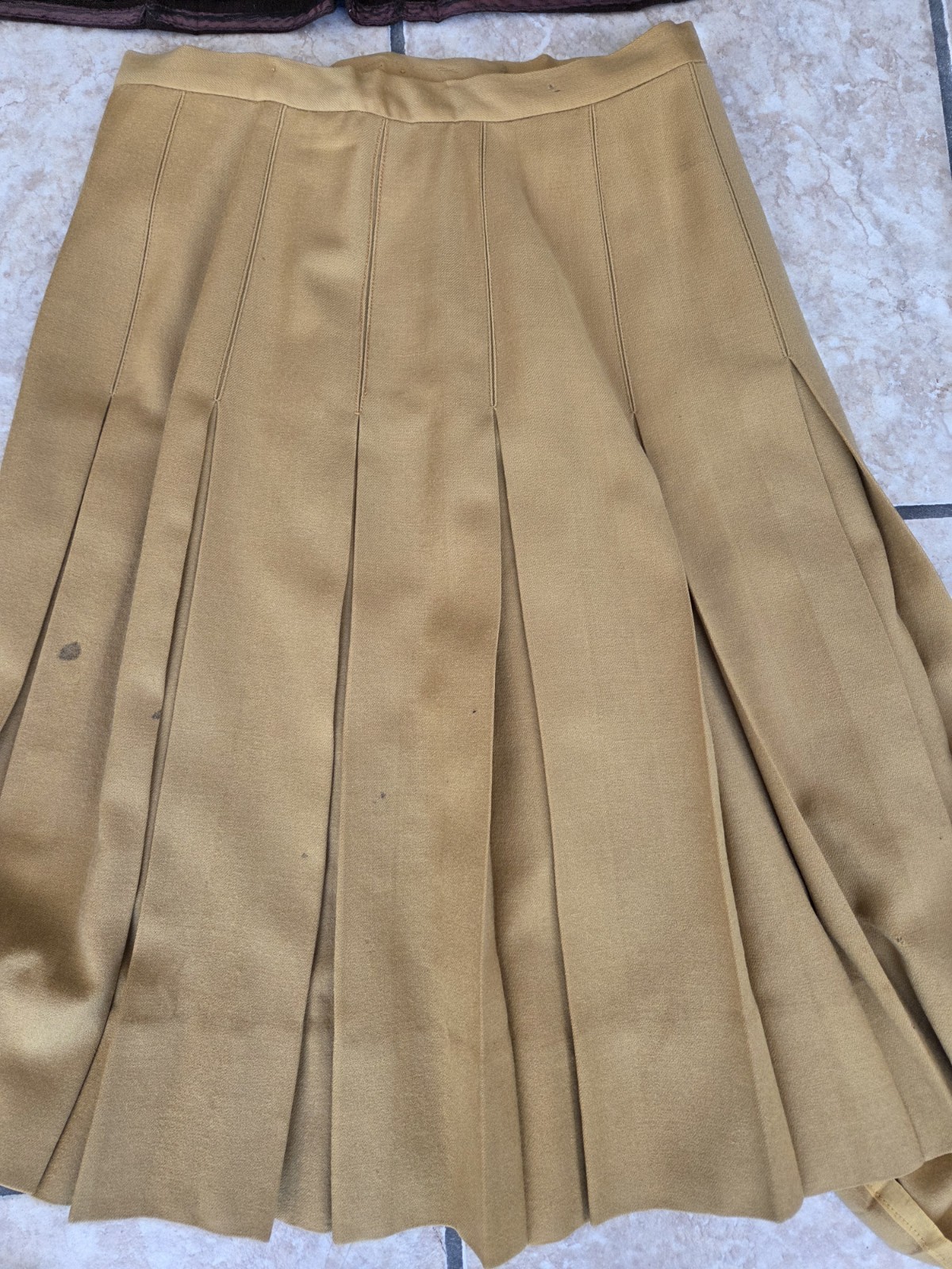 Vtg Lot of 15 1950’s 1960s SKIRTS Wool/Cotton/Straight/Pleated Plaid/Solids ASIS