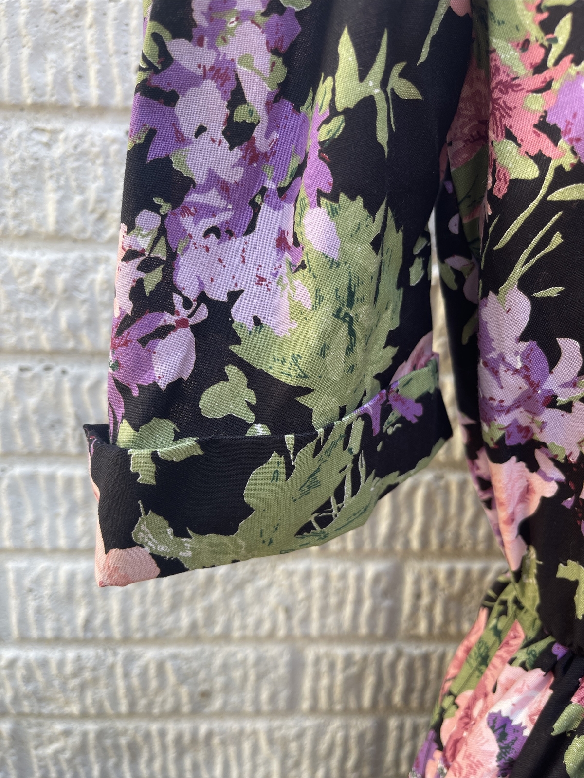 Vintage Floral Cottage Dress Size 10 Tina Barrie 100% Cotton USA Made