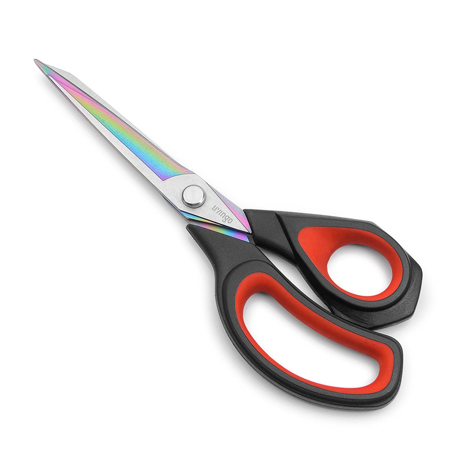 LIVINGO Premium Tailor Scissors Heavy Duty Multi-Purpose Titanium Coating Forged