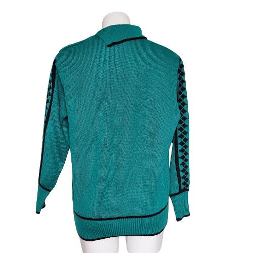 Vintage 1980s Vivanti ILGWU Union made Envelope Neck Sweater, 13