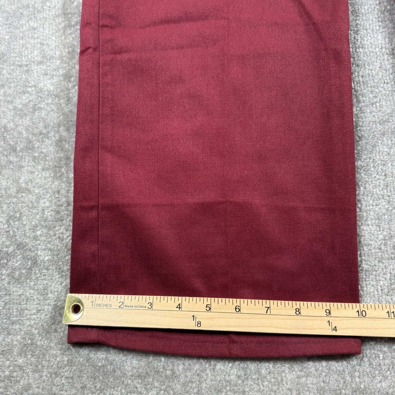VTG Deadstock Tour De France Pants Women’s 18 Red Wide Leg Scovill Zipper
