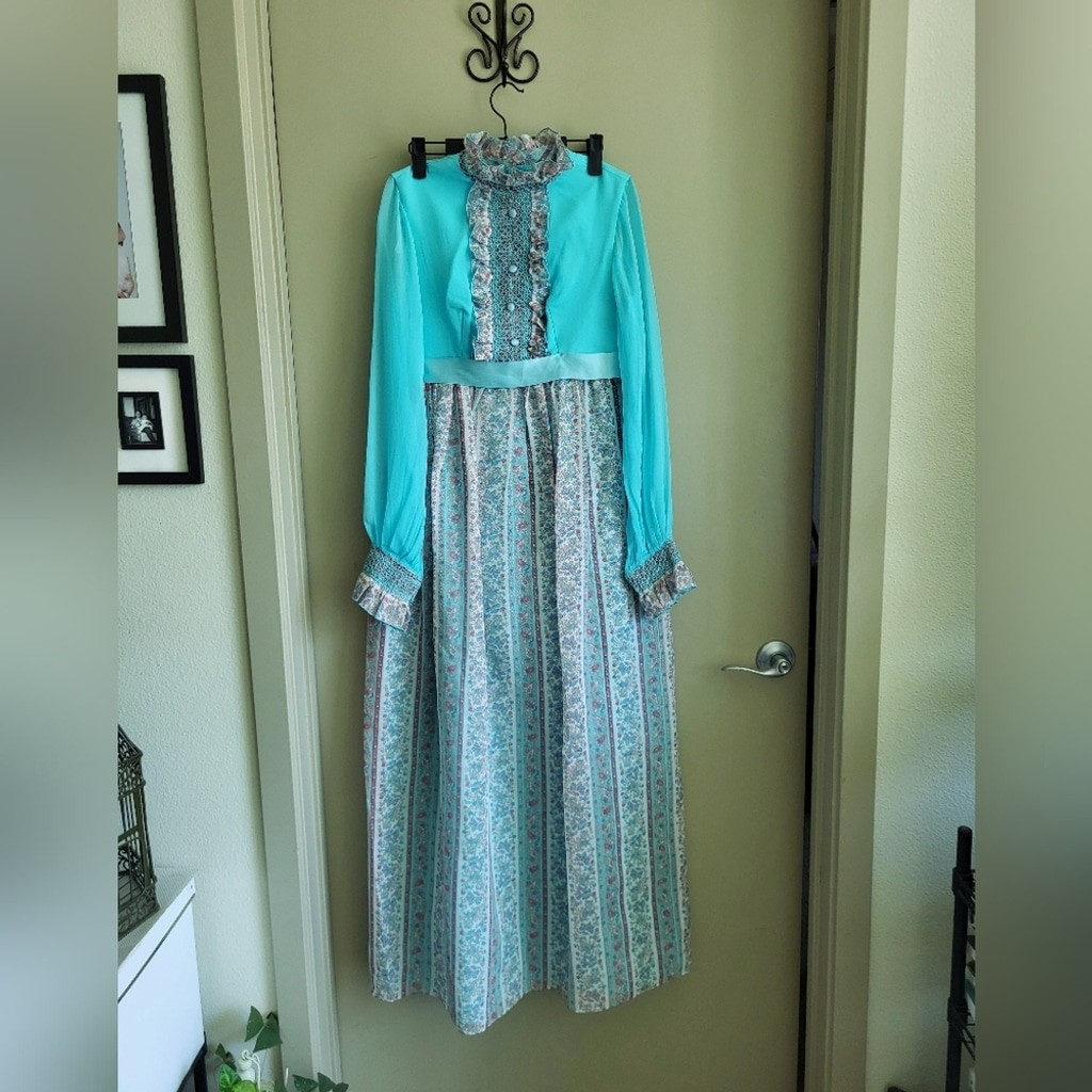 Cottagecore Dream Dress | Vintage 70s Prairie Revival | Union Made