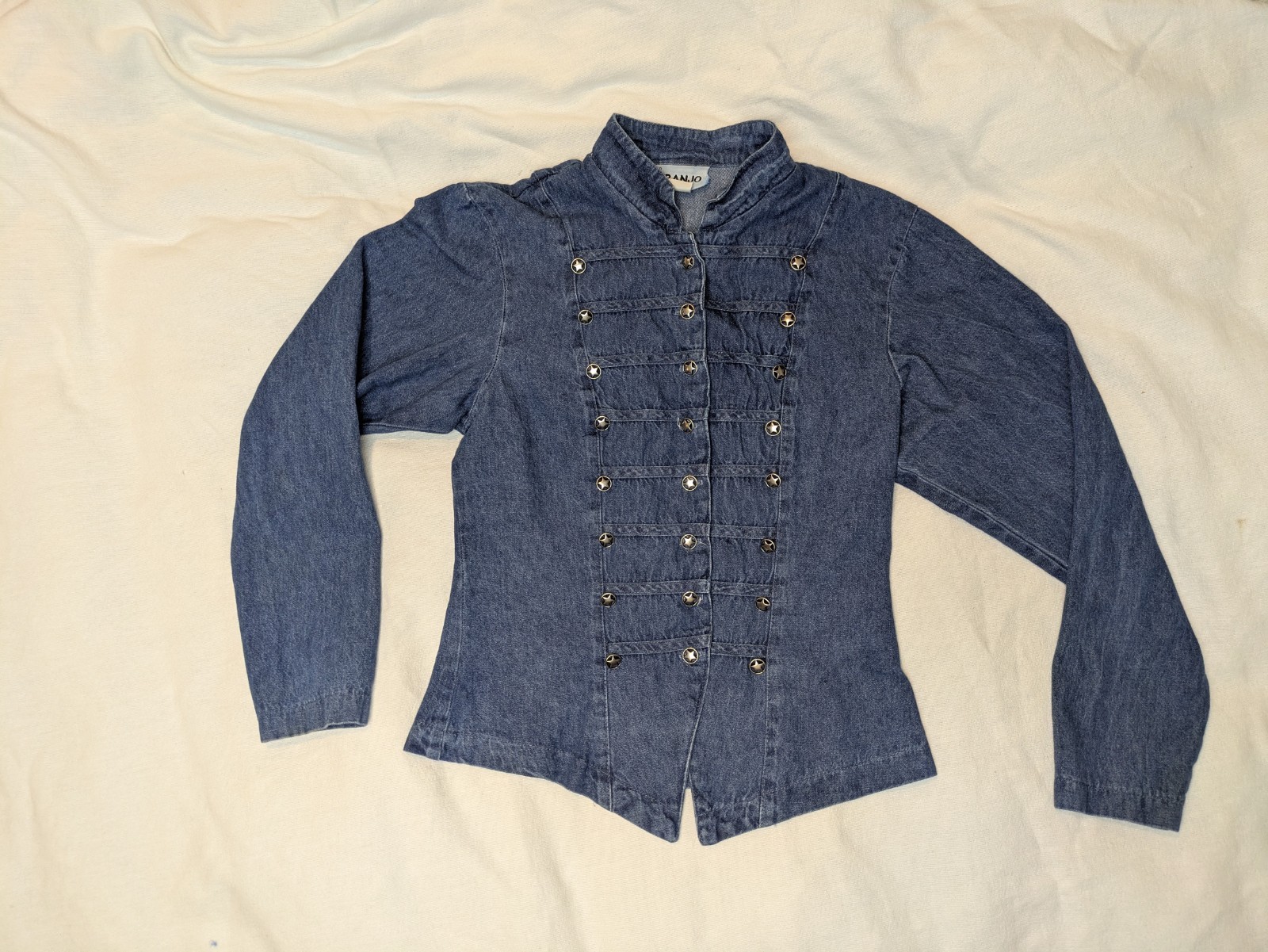 Vintage BANJO Western Shirt Long Sleeve Women’s Size Small Texas Star Buttons