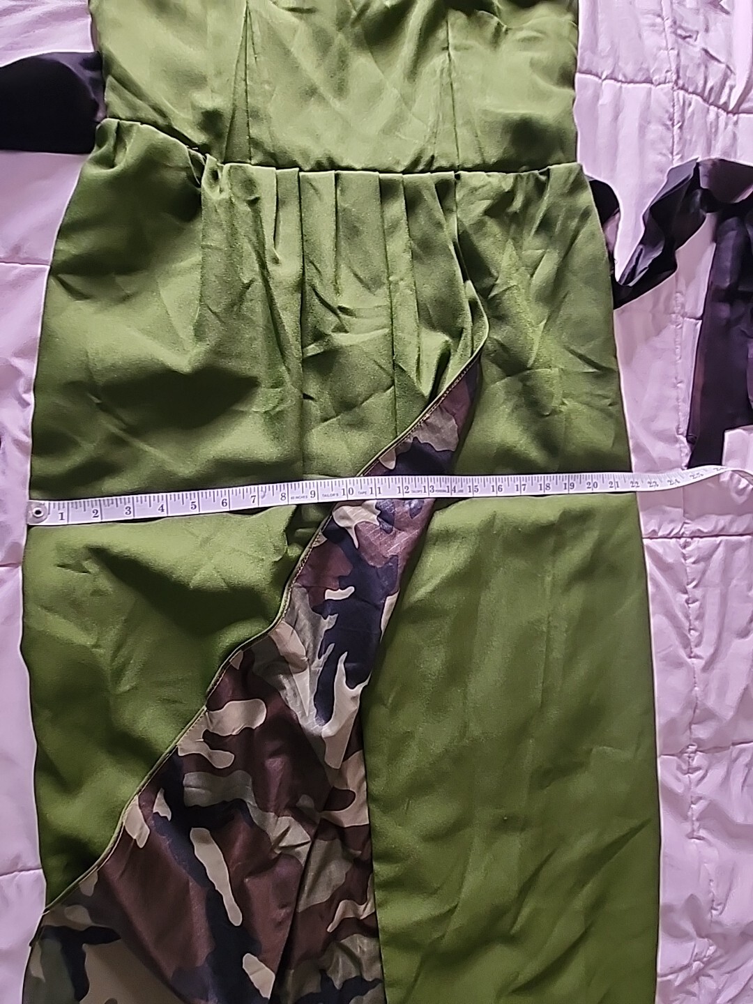 Handmade Broadway Used Military/Camo Dress Size See Photos
