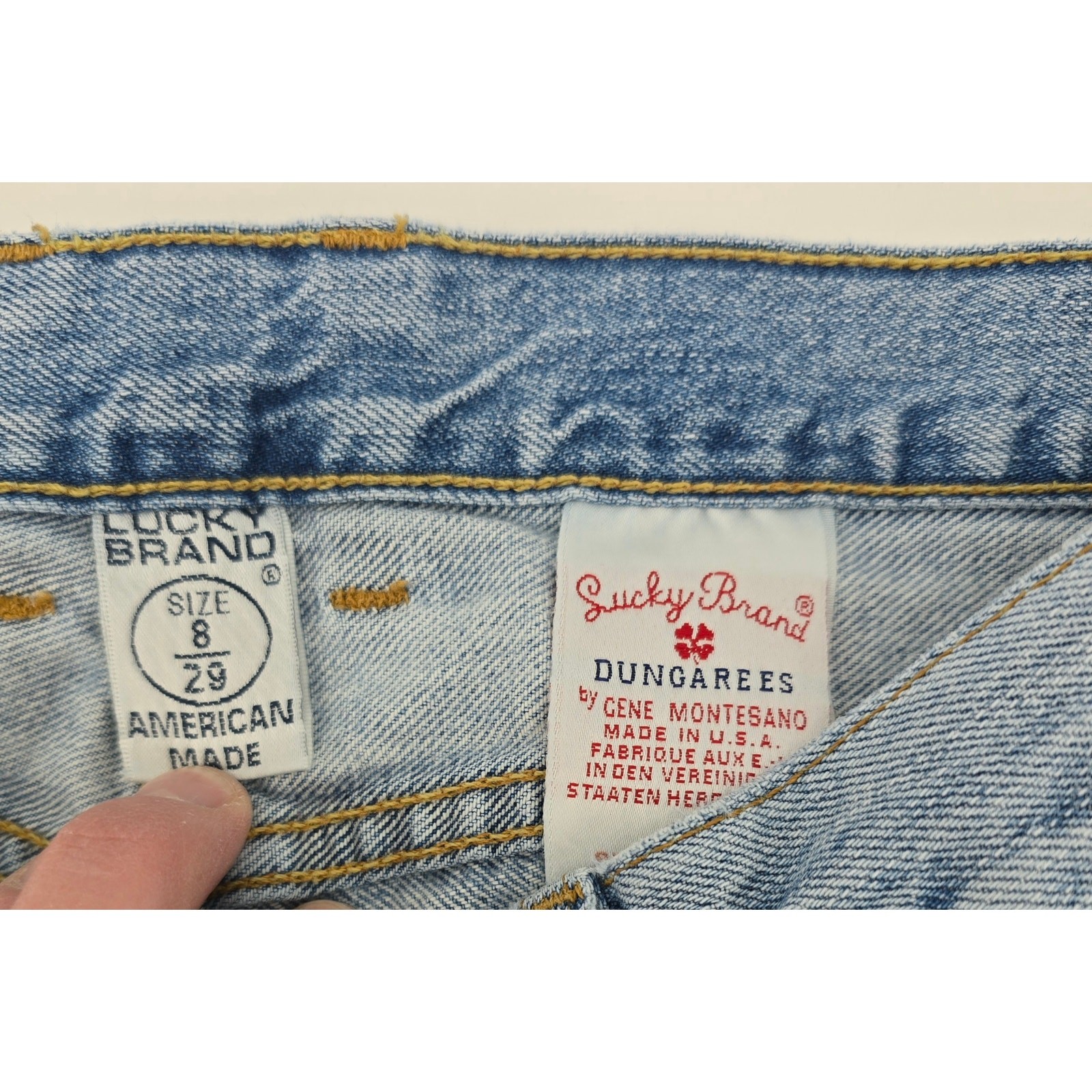 Vintage Lucky Brand Sweet Dream Low Rise Flare Jeans 8/29 Y2K McBling Festival