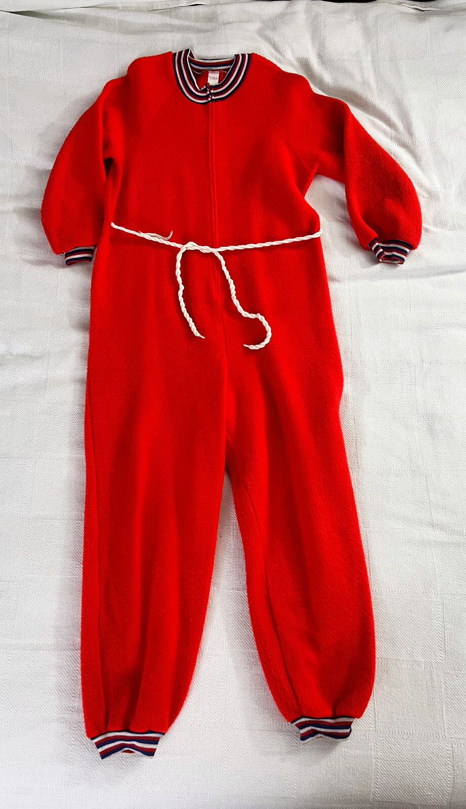 Vintage Jennifer Dale One Piece Fuzzy Pajamas Union Suit Loungewear Lounge 15