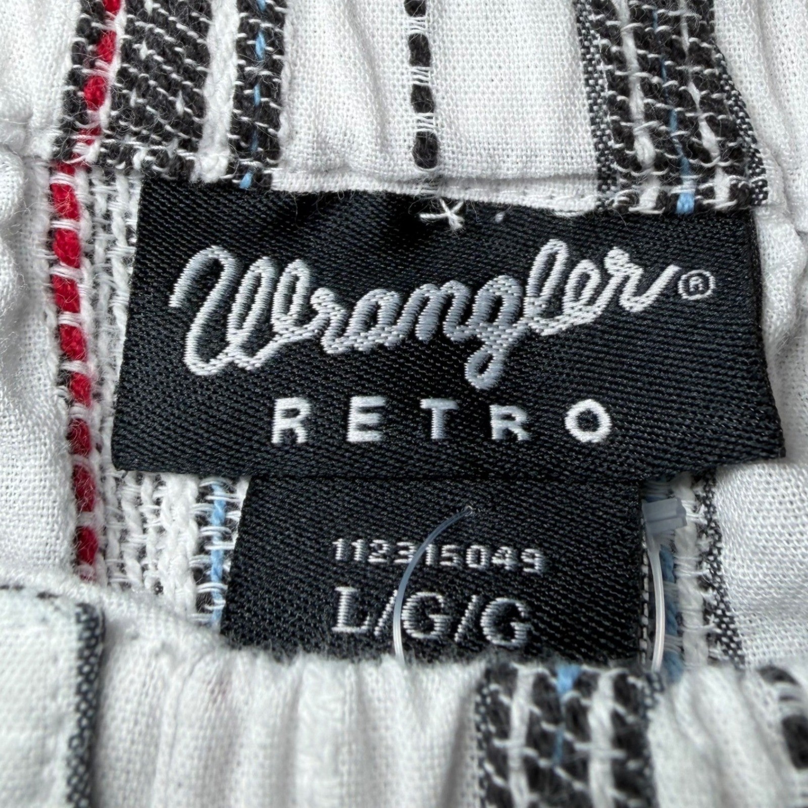 Wrangler Retro Womens Size Large Striped Dress Off Shoulder Cottagecore Boho