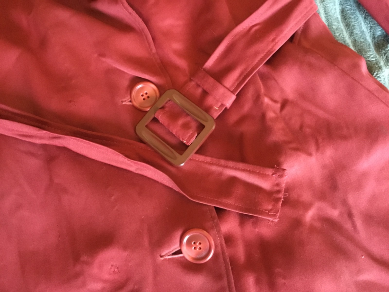 Vintage 1930s gabardine wool winter Jacket coat size M