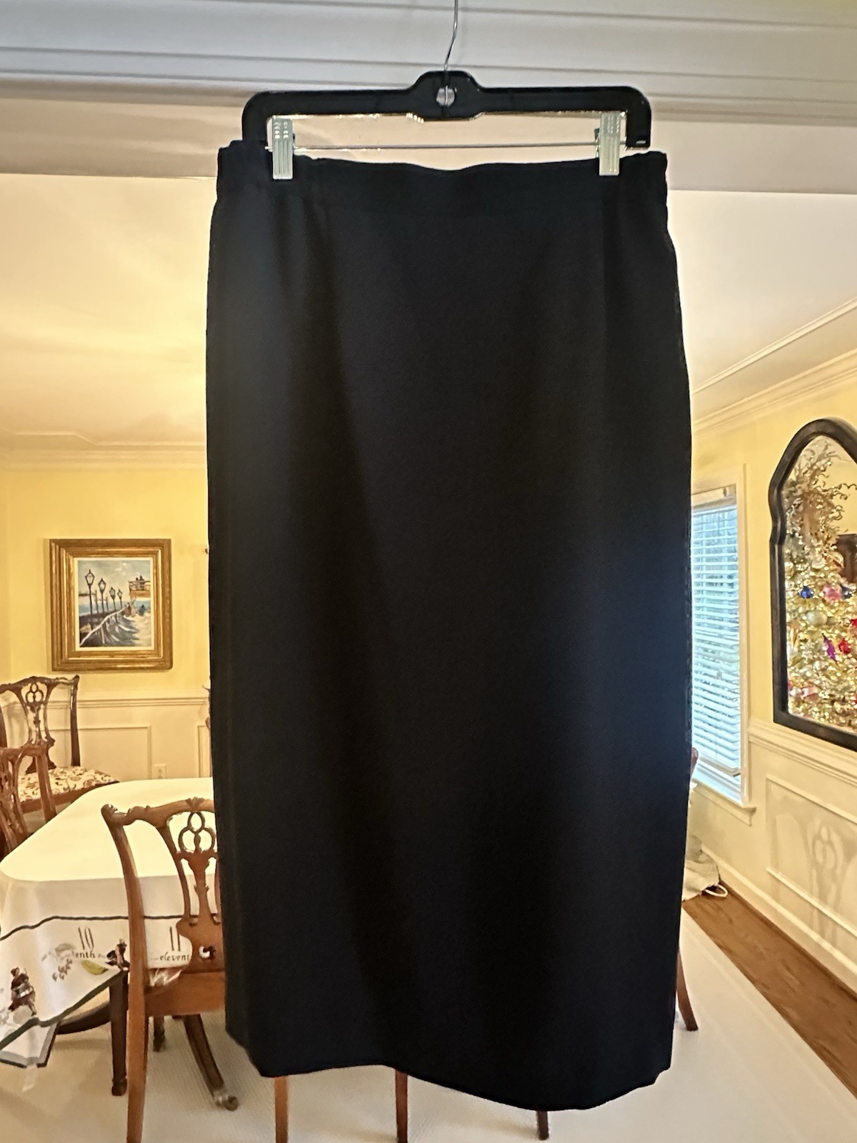Vintage Jovani Dress Suit Size 12 Beaded Black Jacket / Skirt Evening Set Rare