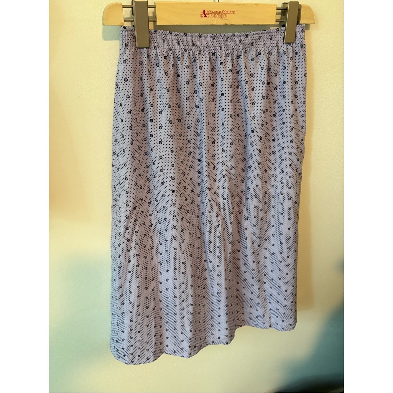 Vintage Jessica Jones Lavender Polka Dot Top & Skirt Set – Medium