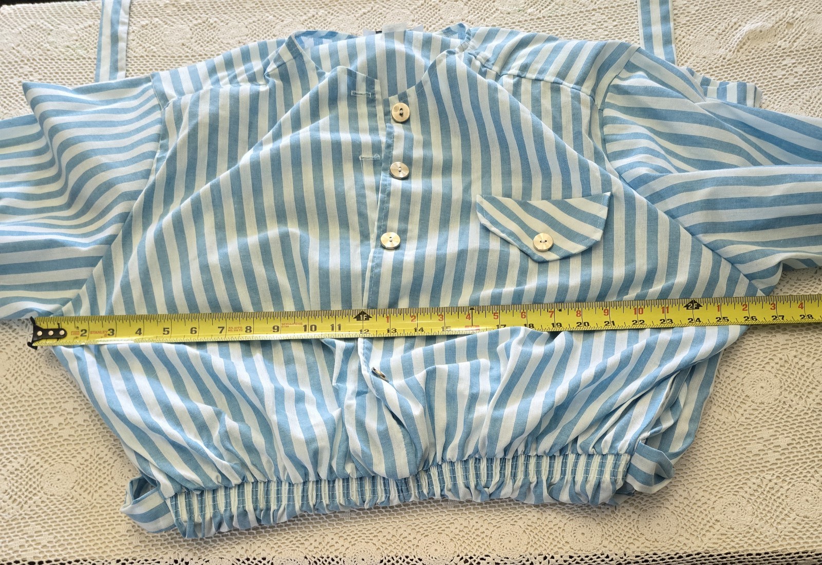 Vintage 90s Cervelle Woman Striped Romper Jumpsuit Plus Size 3X Made in USA