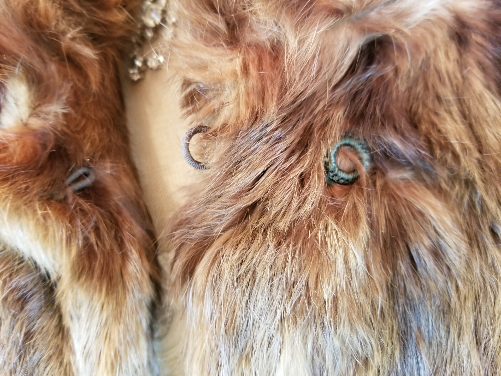 Vintage 1930’s Beautiful Brown Mink Stroller Coat w/Pockets & Embroidered Lining