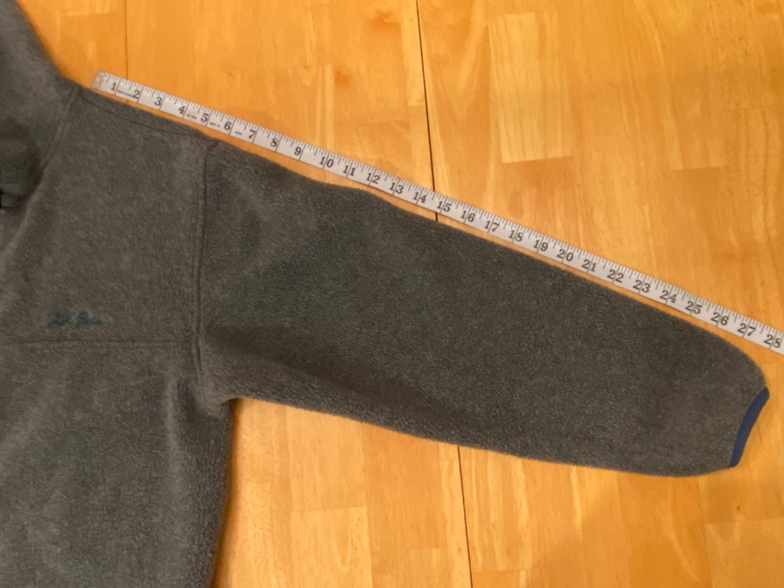 VTG L.L. Bean Fleece Jacket Women’s Med/Large Gray Full Zip Freeport Maine YKK