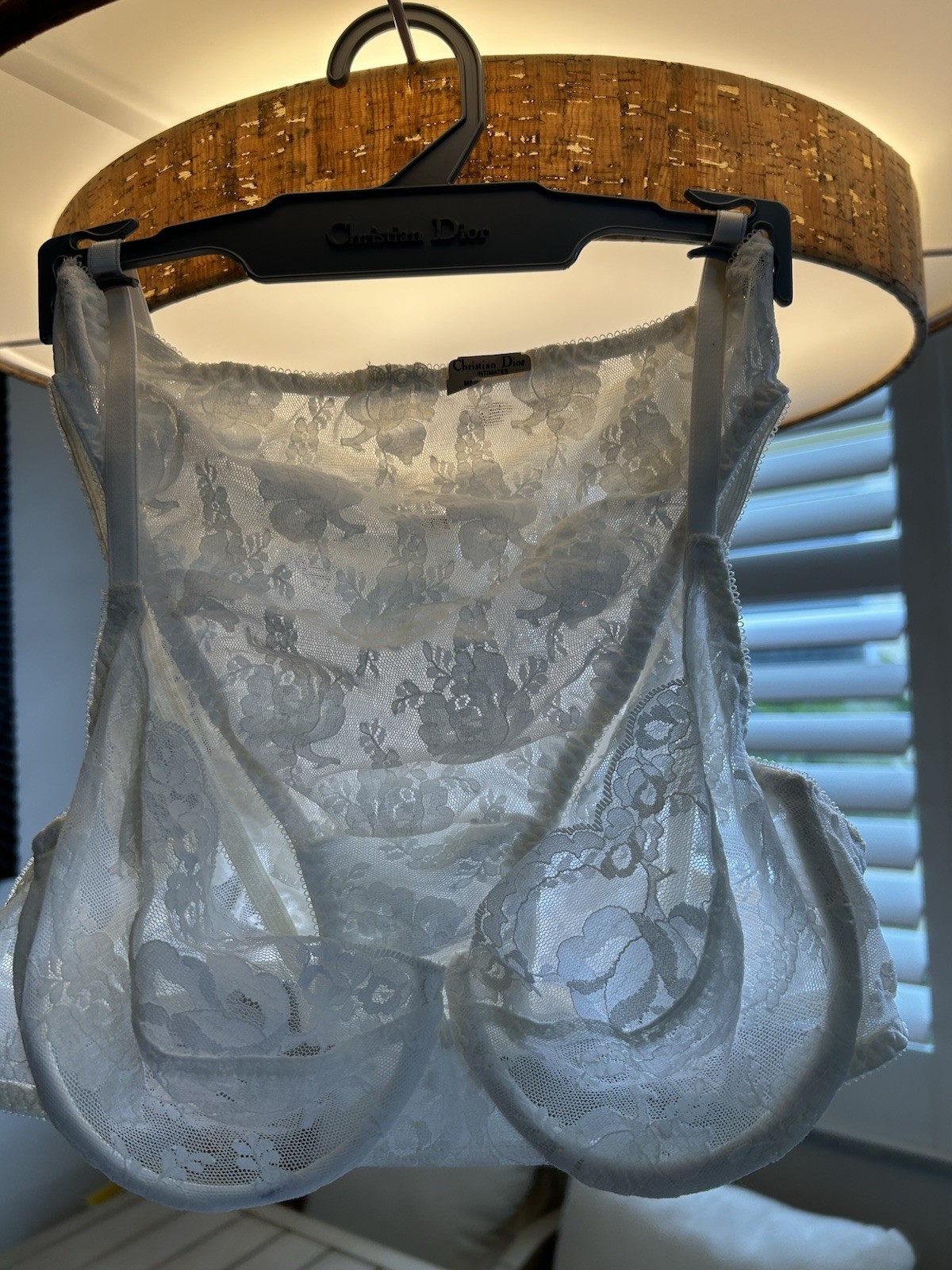 NOS Christian Dior Vintage Lace Bra & Panty Set floral lace price drop $249 VTG