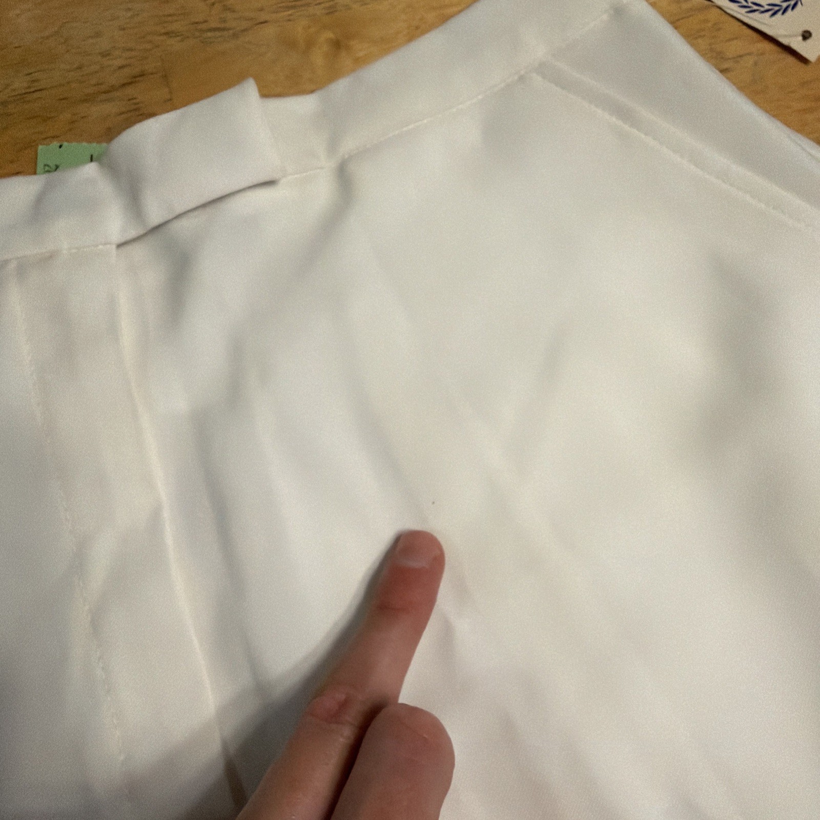 Vintage Fred Perry White Tennis Shorts NWT Deadstock Size 10 80s Rare Skirt
