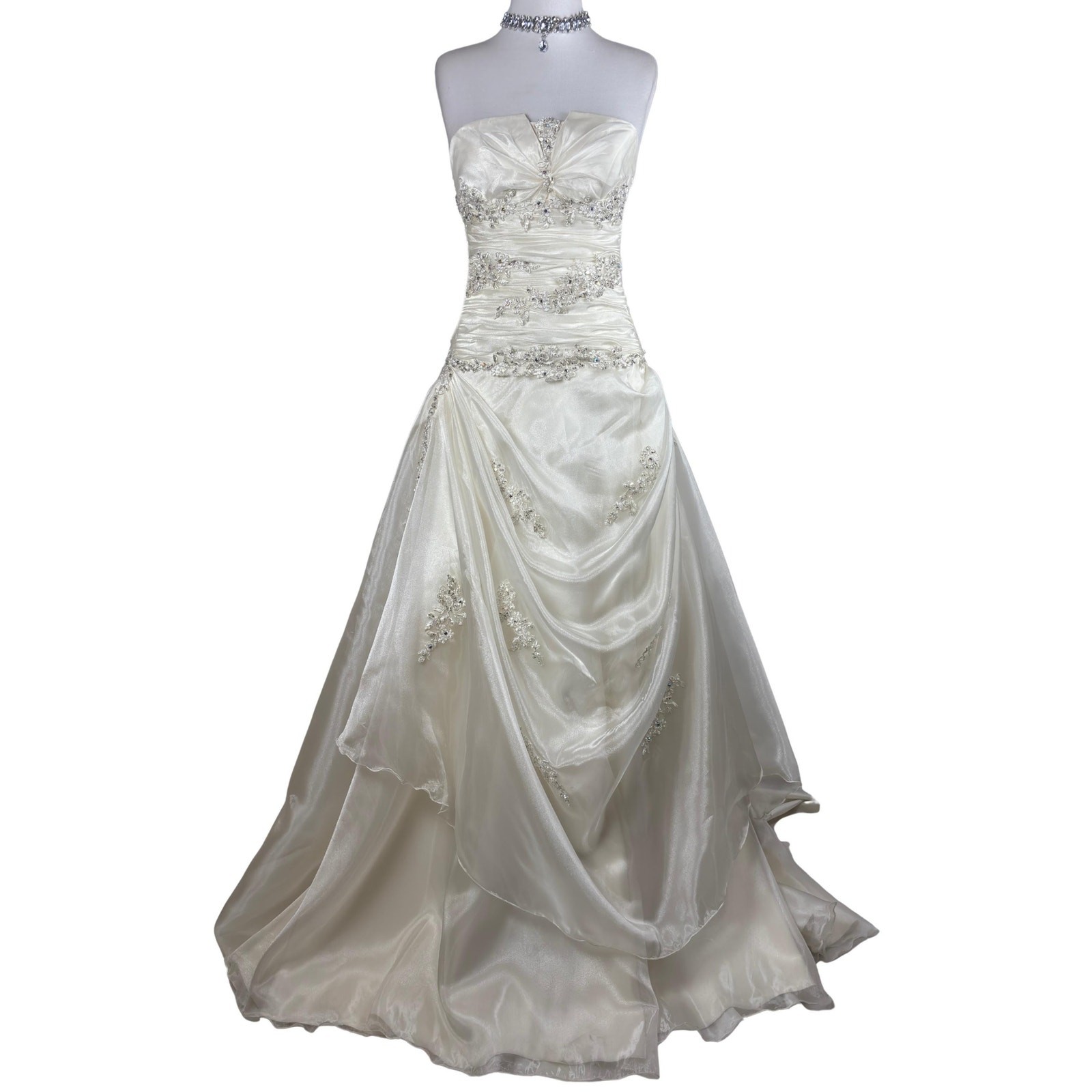 Vintage Ivory Ball Gown Wedding Dress Fairytale Bride Dress