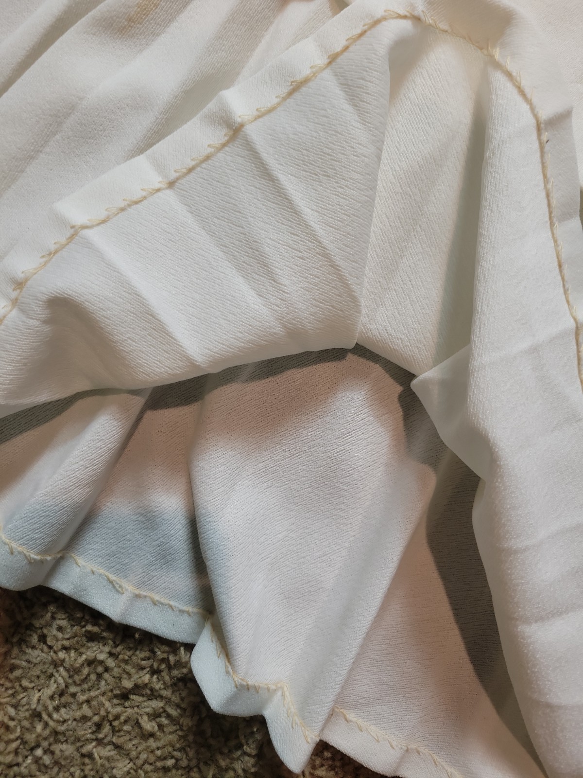 Rare Vtg 1960s Eve Le White Pleated Cheer Mod Tennis Dress