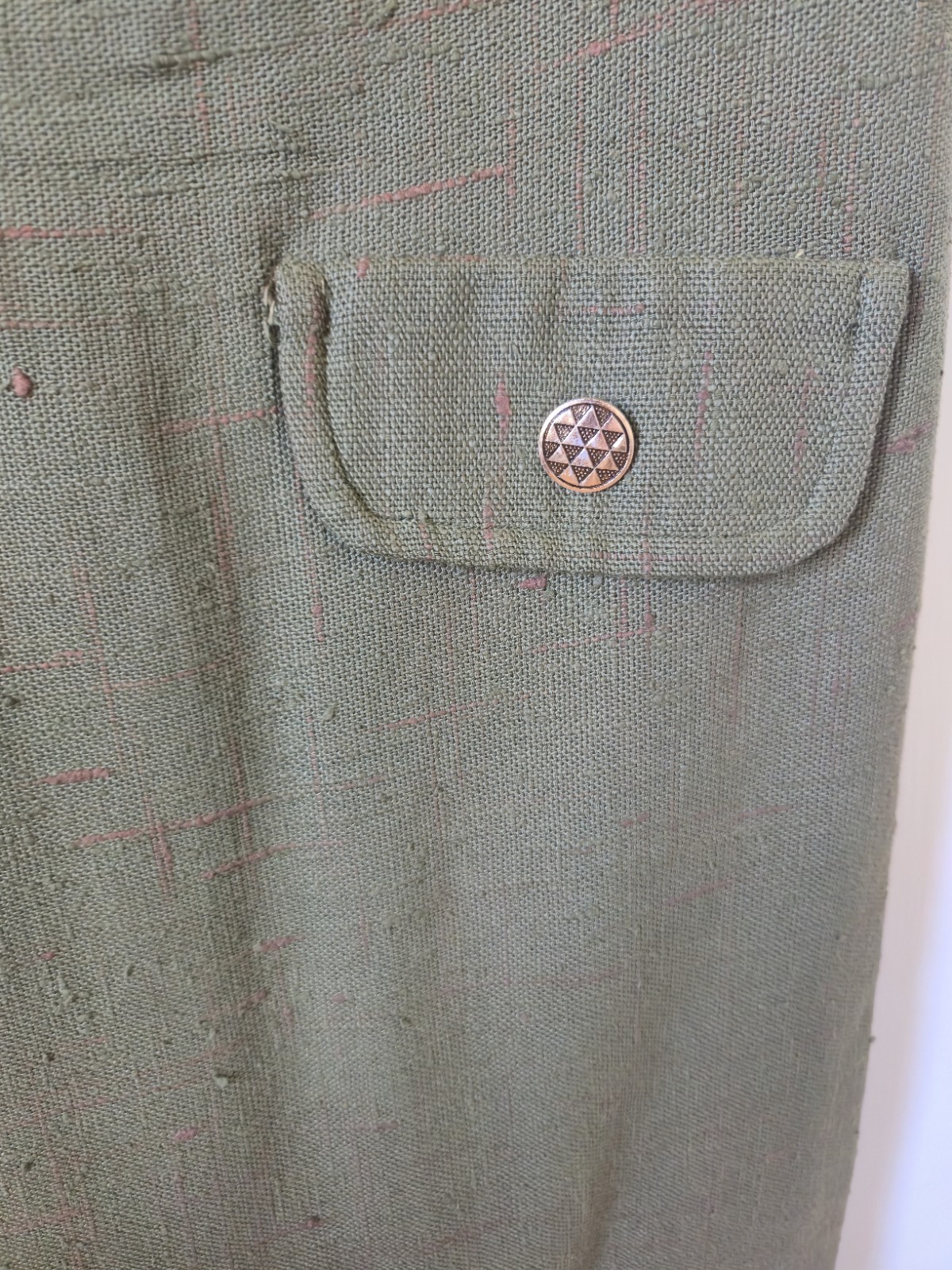 Vintage Olive Dress 1968 ✨️GORGEOUS✨️