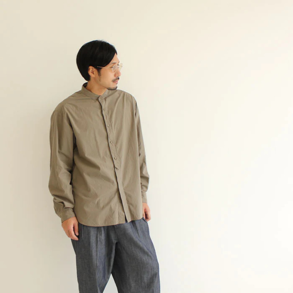 HQ MADE in JAPAN 100% Cotton BRITISH OFFICERS SHIRT MENS Relax Casual 107-109
