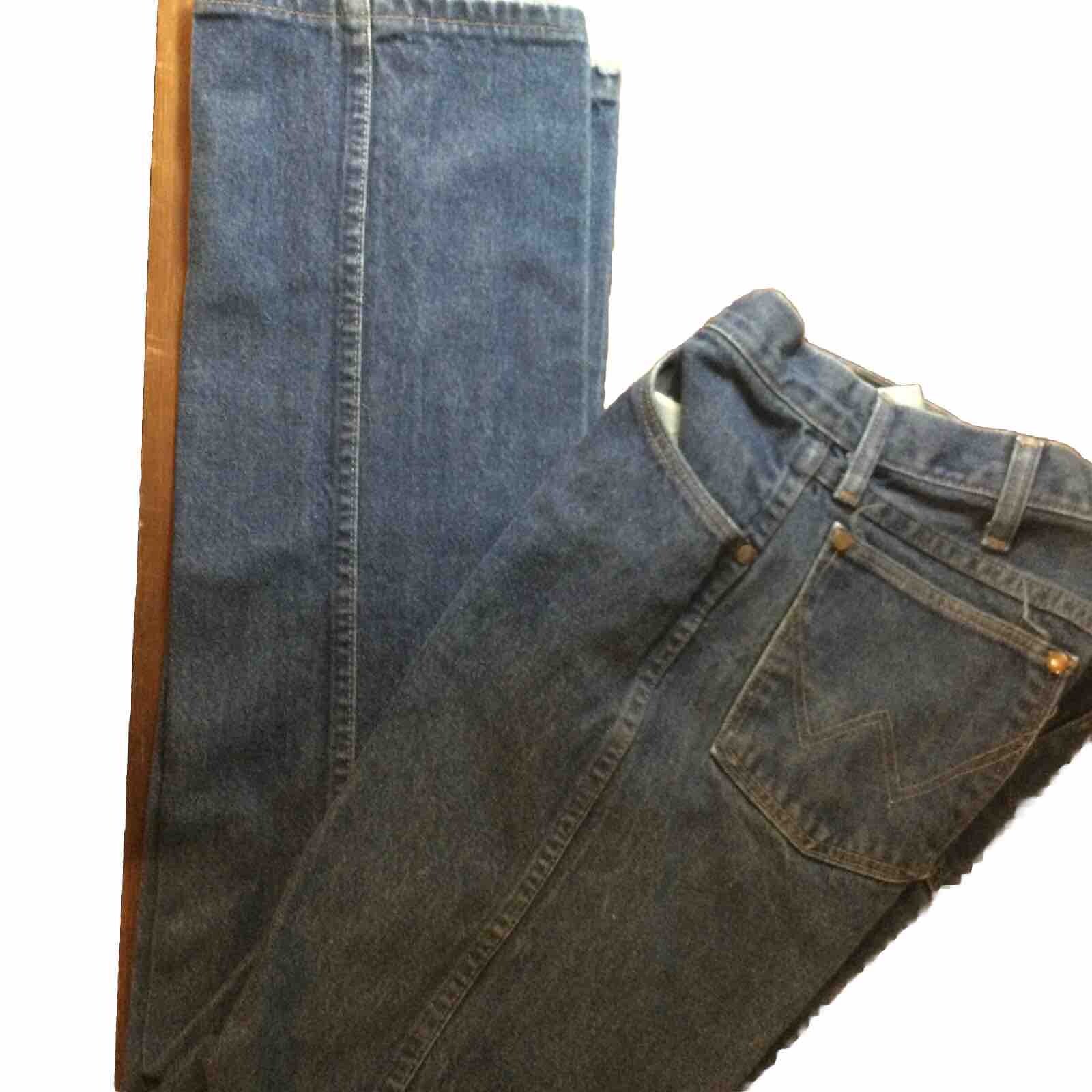 Womans Wrangler vintage 1980s 13 Fwz 30/34 high waisted jean good condition