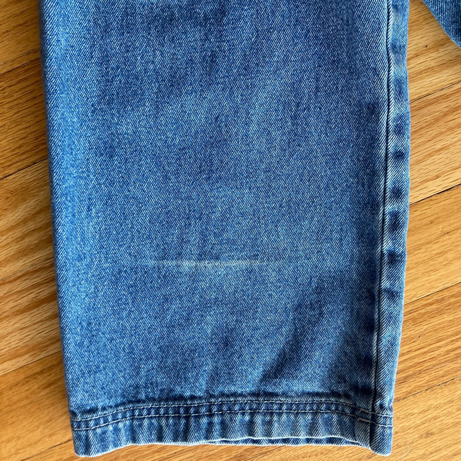 VINTAGE 1980s/1990s LL BEAN DENIM JEAN OVERALLS BLUE INDIGO jumpsuit vtg Womens