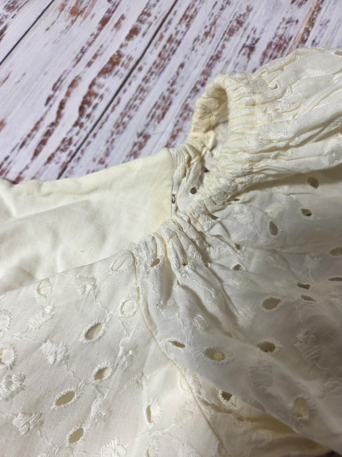 Vintage Candi Jones California Dress Cottagecore Prairie Lace XS