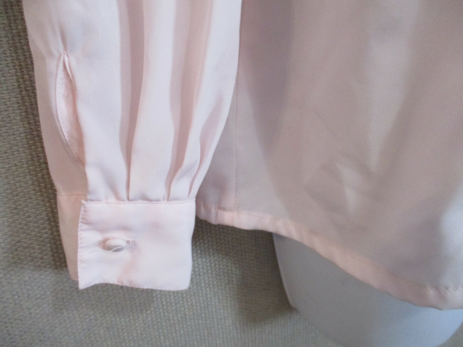 Vintage 80’s Marlis Blouse Size 8 Pleated Front Dressy Pink Top
