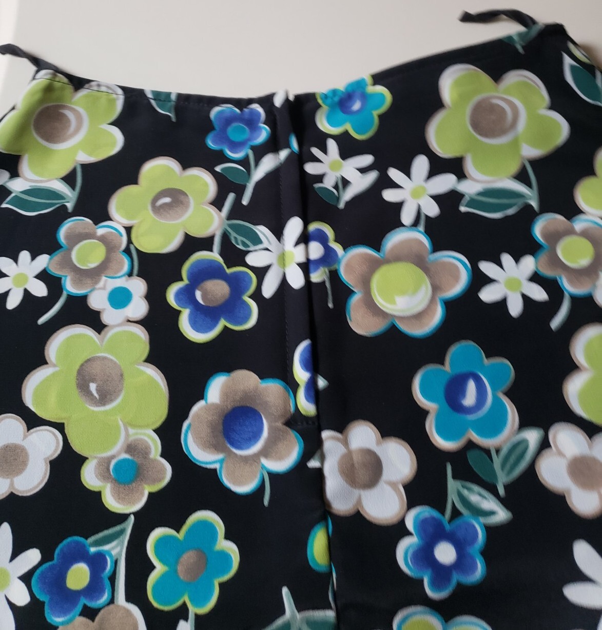 Vintage 90s Y2K Wrapper Sz 5/6 Floral Mini Skater Skirt Grunge High Rise Waist