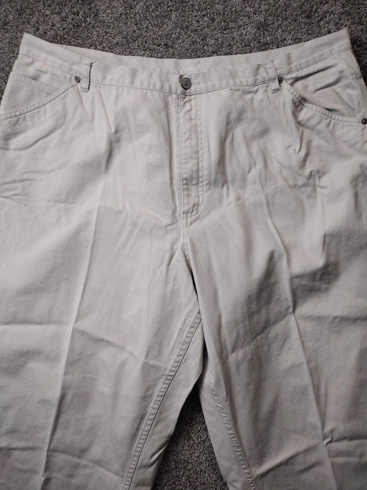 VTG Cj Banks Women’s Carpenter Denim Capri Size 24W 100% Cotton Christopher Bank