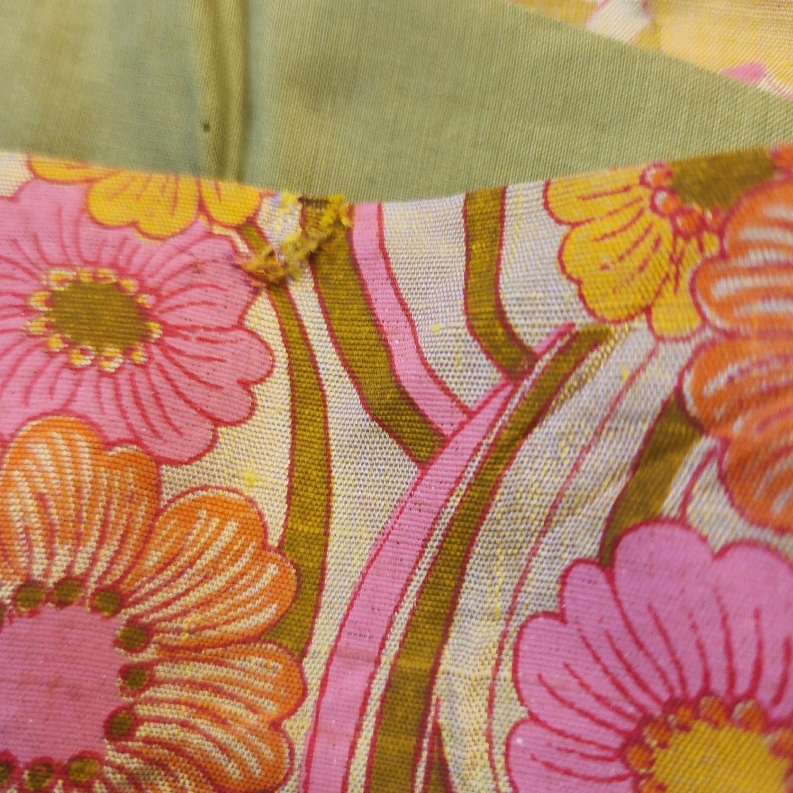 ✨️Vintage 60s Mod Floral Shift Dress Pink Orange Psychedelic Boho Retro Indie🌸