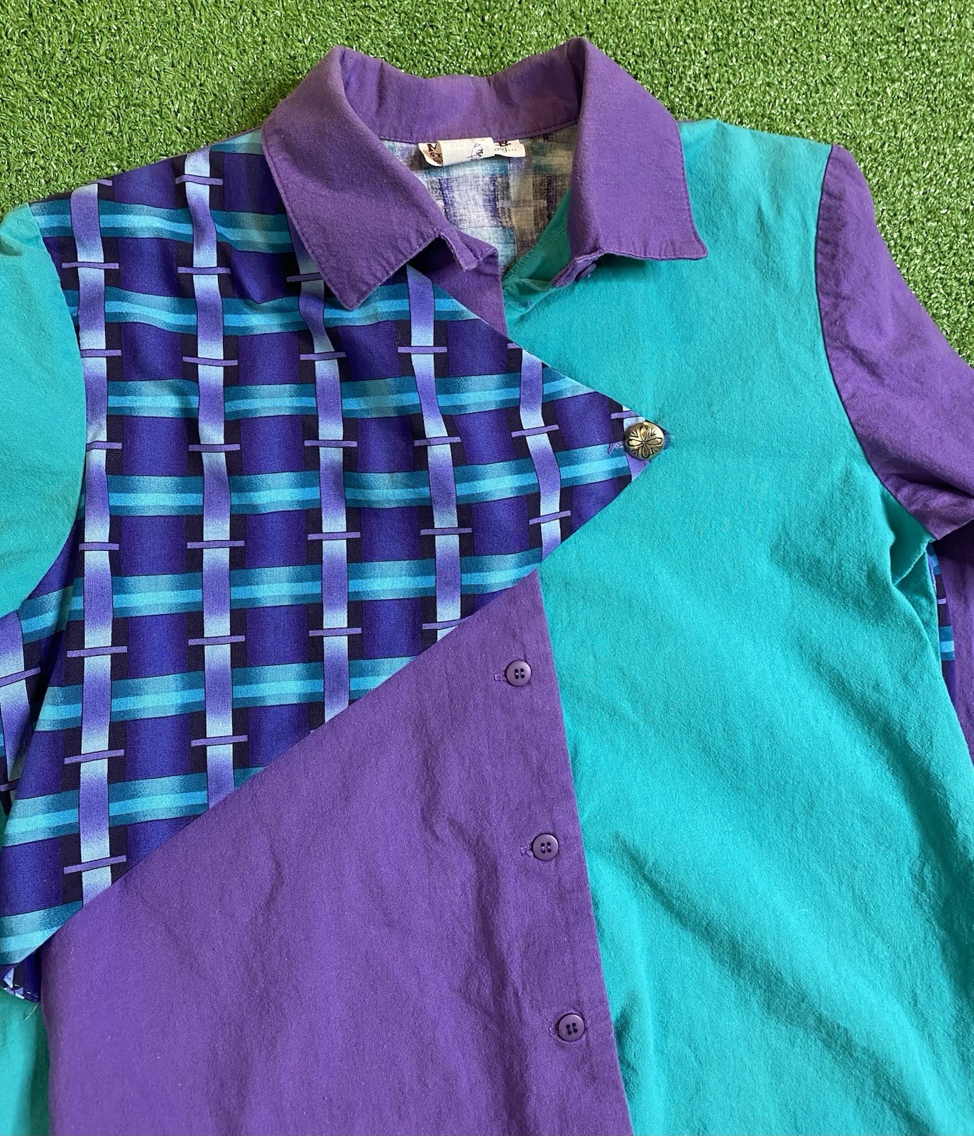 Vintage 90s Miller Stockman for Western Living Shirt Womens S Button Rodeo USA