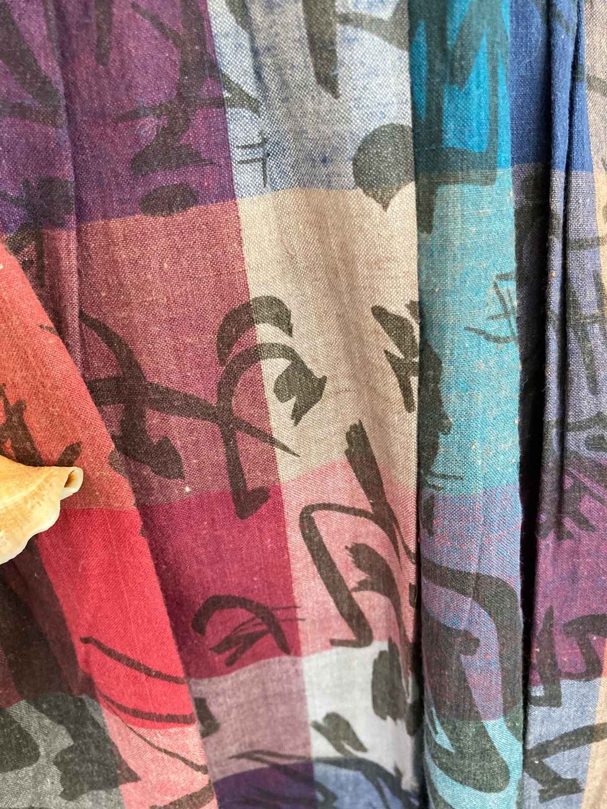 Vintage PHOOL Boho Cottagecore Cotton Dress Size Medium
