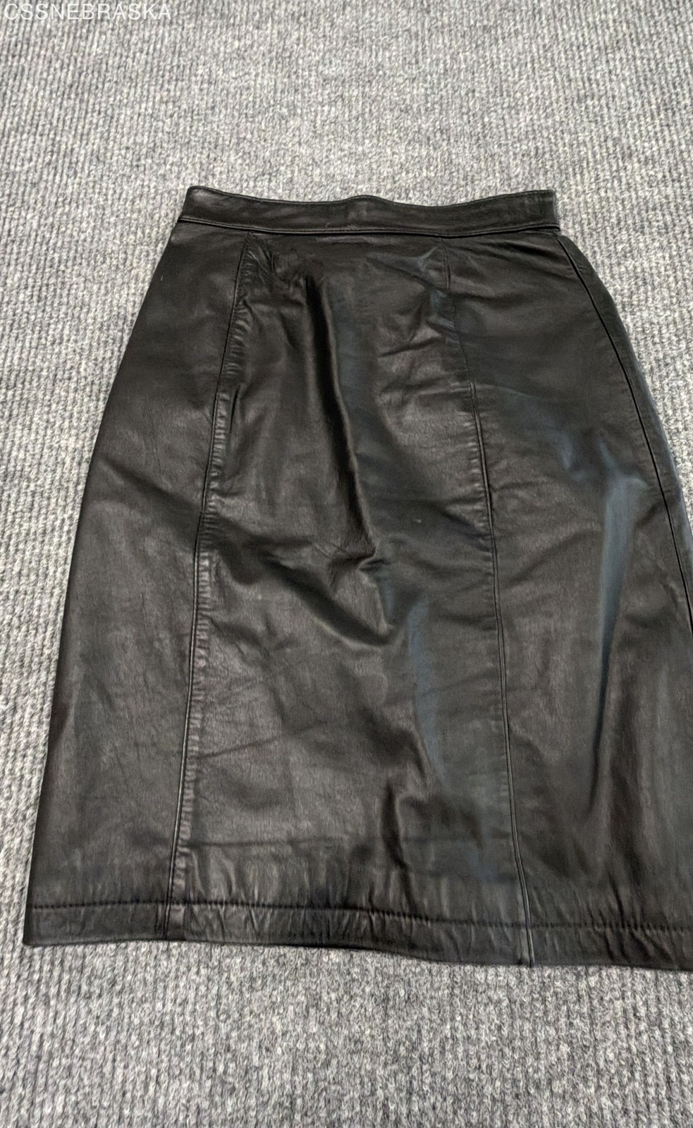 Vintage 90s G-III Leather Fashions Women’s Black High Waist Pencil Skirt Sz 7/8