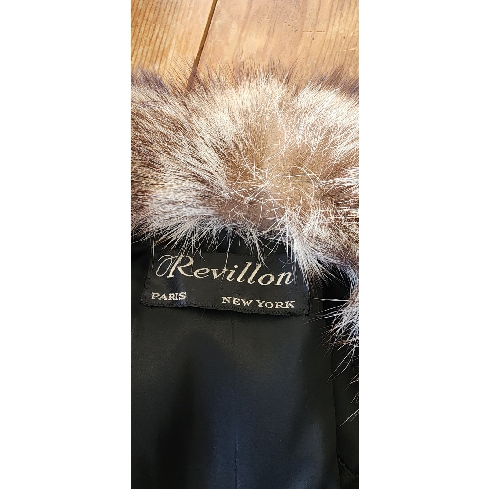 Vintage 70s Fur Coat Silver Tipped Raccoon Hip Length Revillon SATC