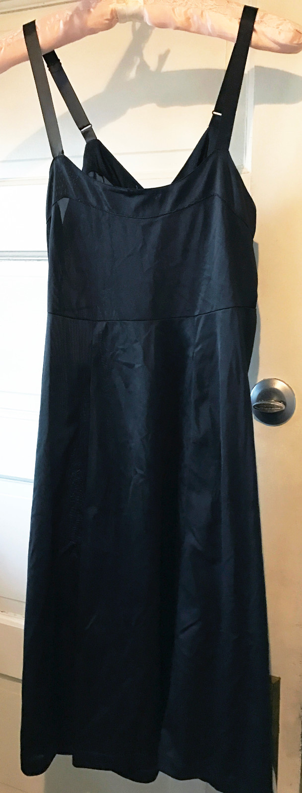 Vintage Black ISIS Slip 34 Short Nylon Tricot