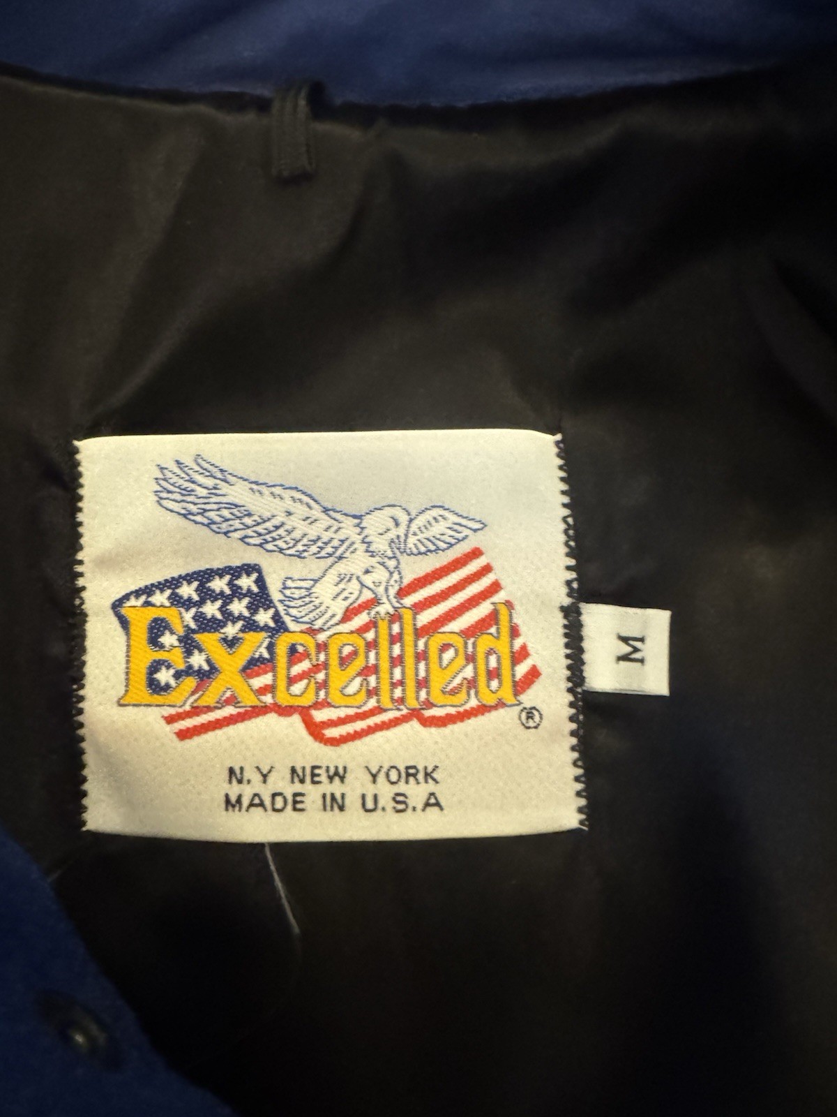 Vintage Tony Lama Leather Jacket Wool Varsity USA Made Excelled Mens M