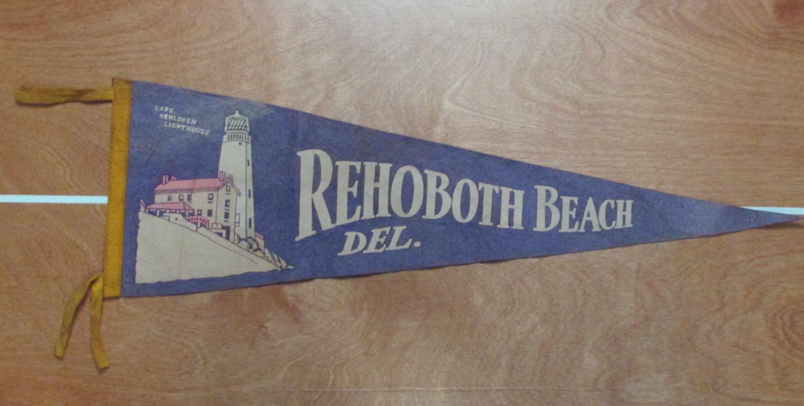 Vintage Jantzen Antique Wool Swimsuit w/Orig.Decal Framed Rehoboth Beach Pennant