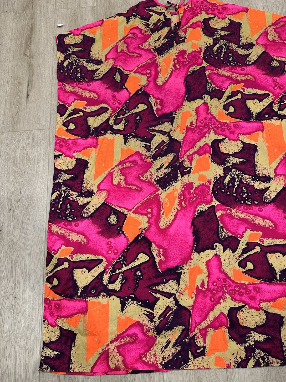 NWT Vintage Made In Hawaii Dress Cape Size Large JCPenney Abstract