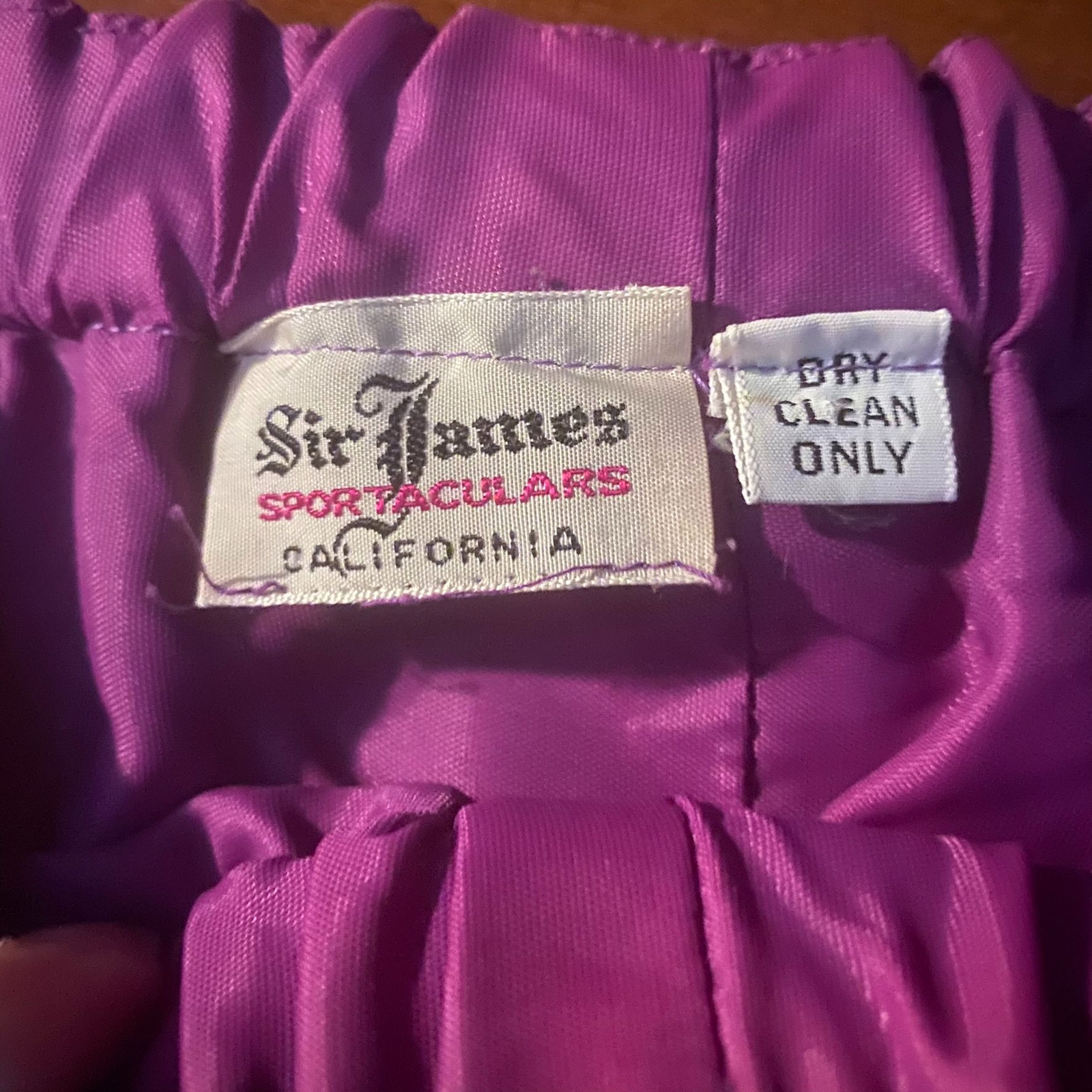 1960s Harem Pants Sir James Spectaculars of California Purple XS/S