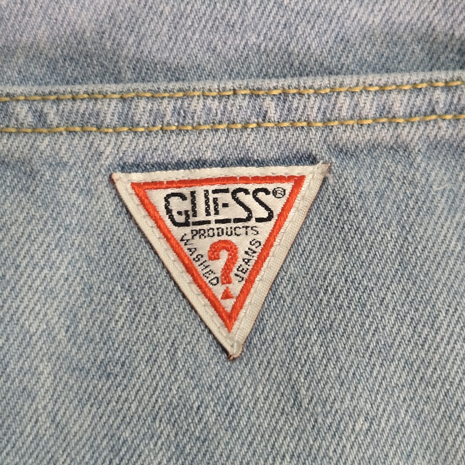 Vintage Guess By Marciano Womens 1980s Light Wash Pleated Denim Jean Overalls 1