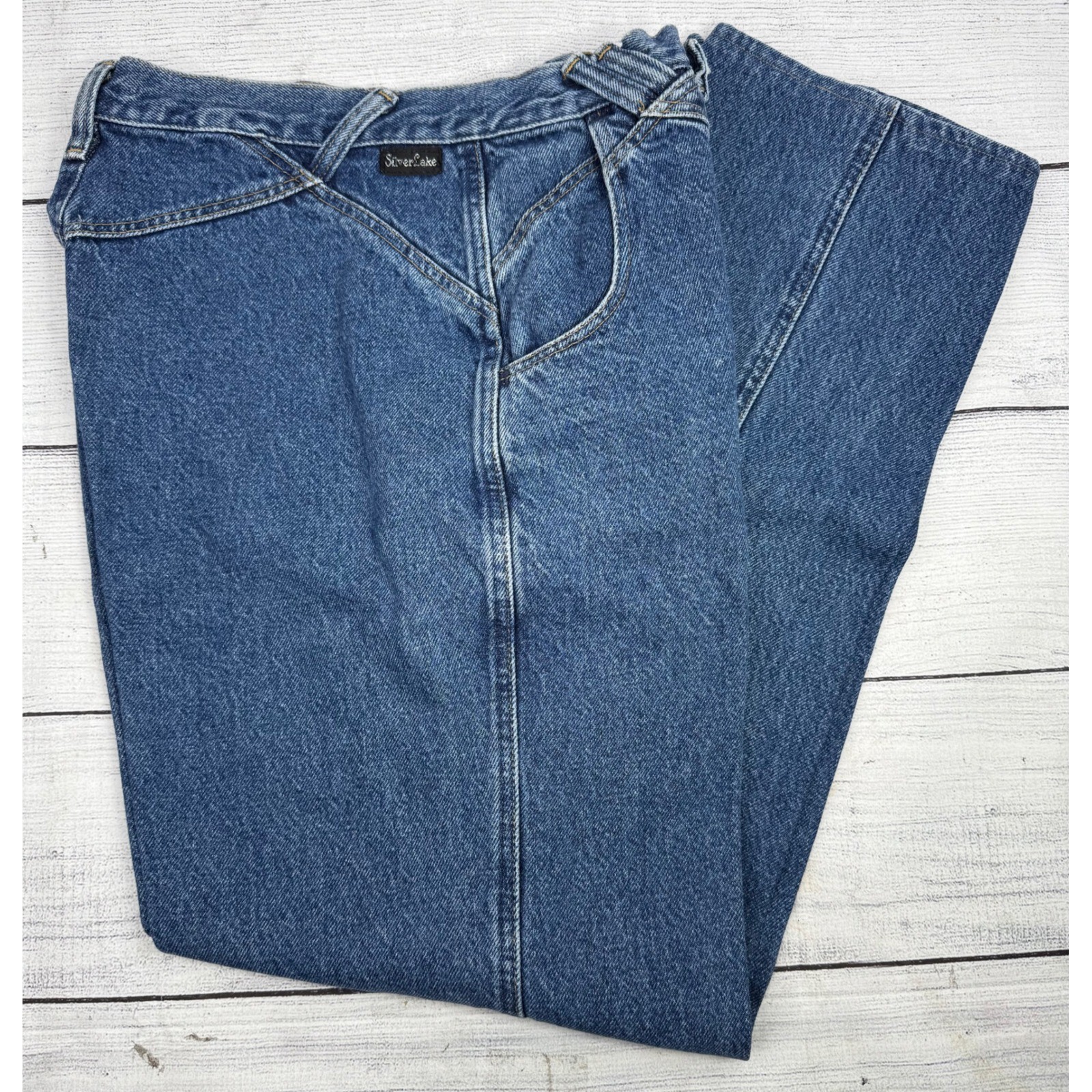 Wrangler SilverLake 90s Jeans Womens 11/12×36 Fits 30×27 Western Bareback Pants