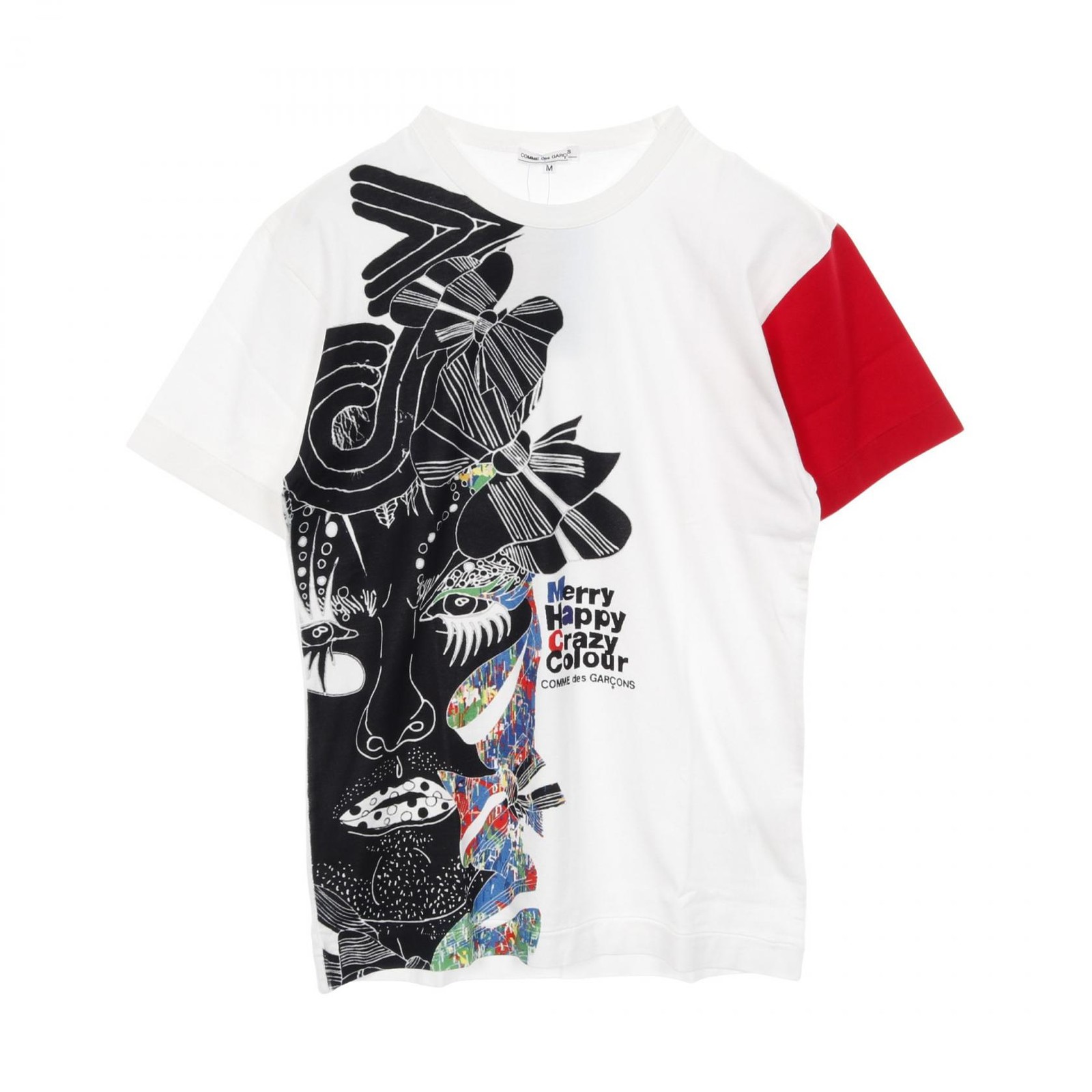 COMME des GARCONS Merry Happy Crazy Colour Cotton Top – DUTY FREE