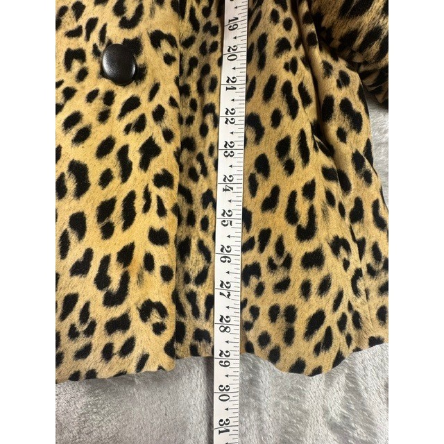 Lawrence of London Coat Women S Leopard Print Double Breasted Weather Resistant