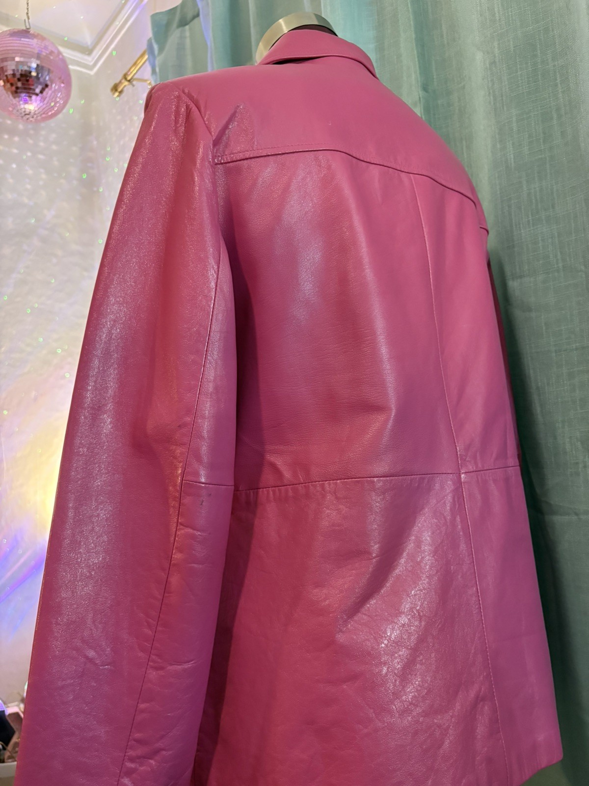 Y2K vintage pink Wilsons Pelle Studio leather jacket – women’s XL SPRING JACKET