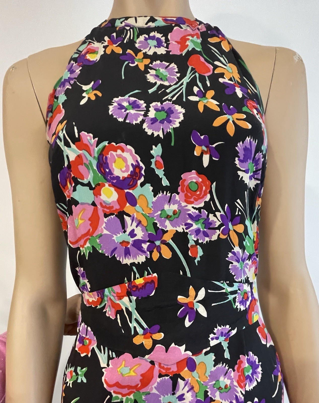 Vintage Chloe Silk Chiffon Dress, S
