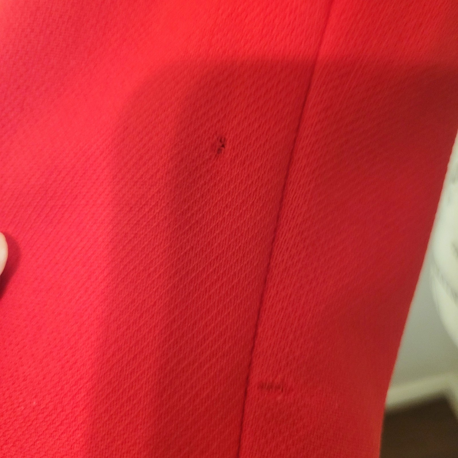 Vintage 60s Red Cropped Jacket Mod Retro Military Majorette Womens Small