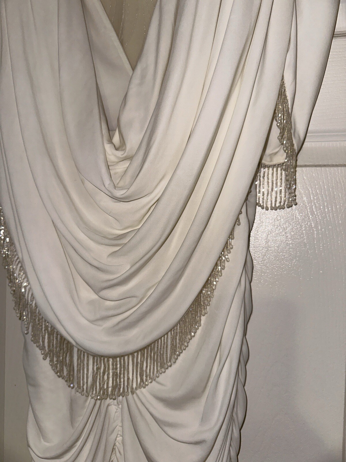 VINTAGE wedding Karen Okada By David Howard Lace Womens white Dress M