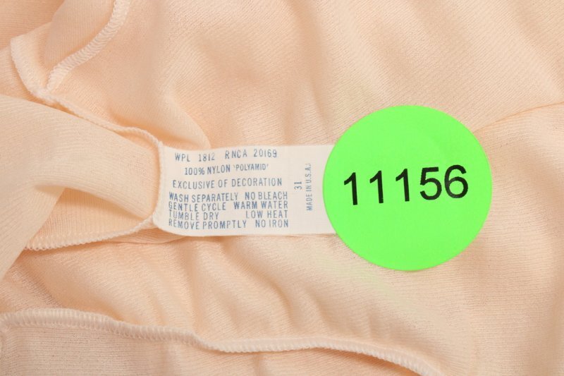 Jolie Two Long Peignoir Robe Small Nylon Peach Wrap Around Robe USA VTG
